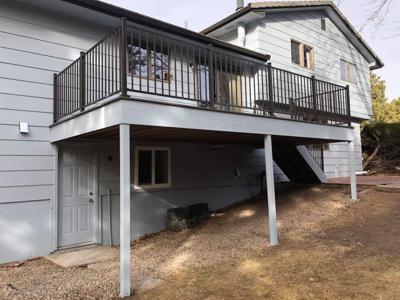 Deck Steel Panel Railing from Colorado Springs Deck & Fence